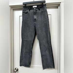 Abercrombie & Fitch Ankle Straight Ultra High Rise Jeans